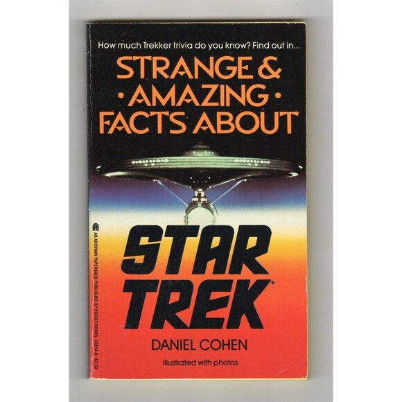 Strange & Amazing Facts About Star Trek Paperback Book Daniel Cohen Vintage 1986 - Picture 1 of 2